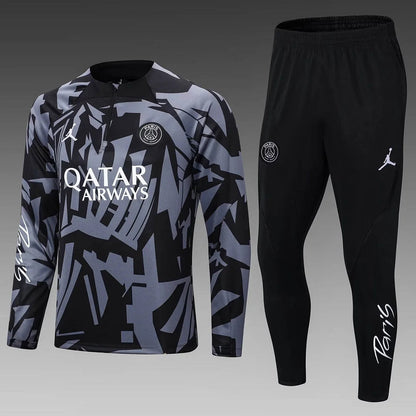 PSG gray camouflage training tracksuit 22/23