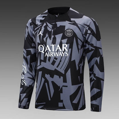 PSG gray camouflage training tracksuit 22/23