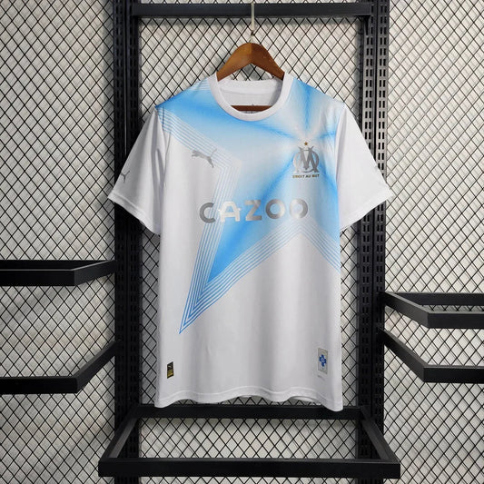 Maillot 30e anniversaire édition de l'Olympique de Marseille 2023-2024