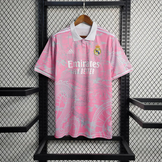 Maillot rose dragon chinois du Real Madrid 2023/2024