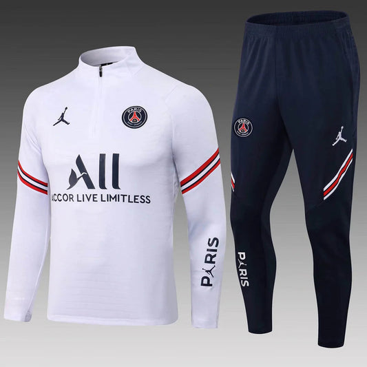 PSG white training tracksuit 21/22