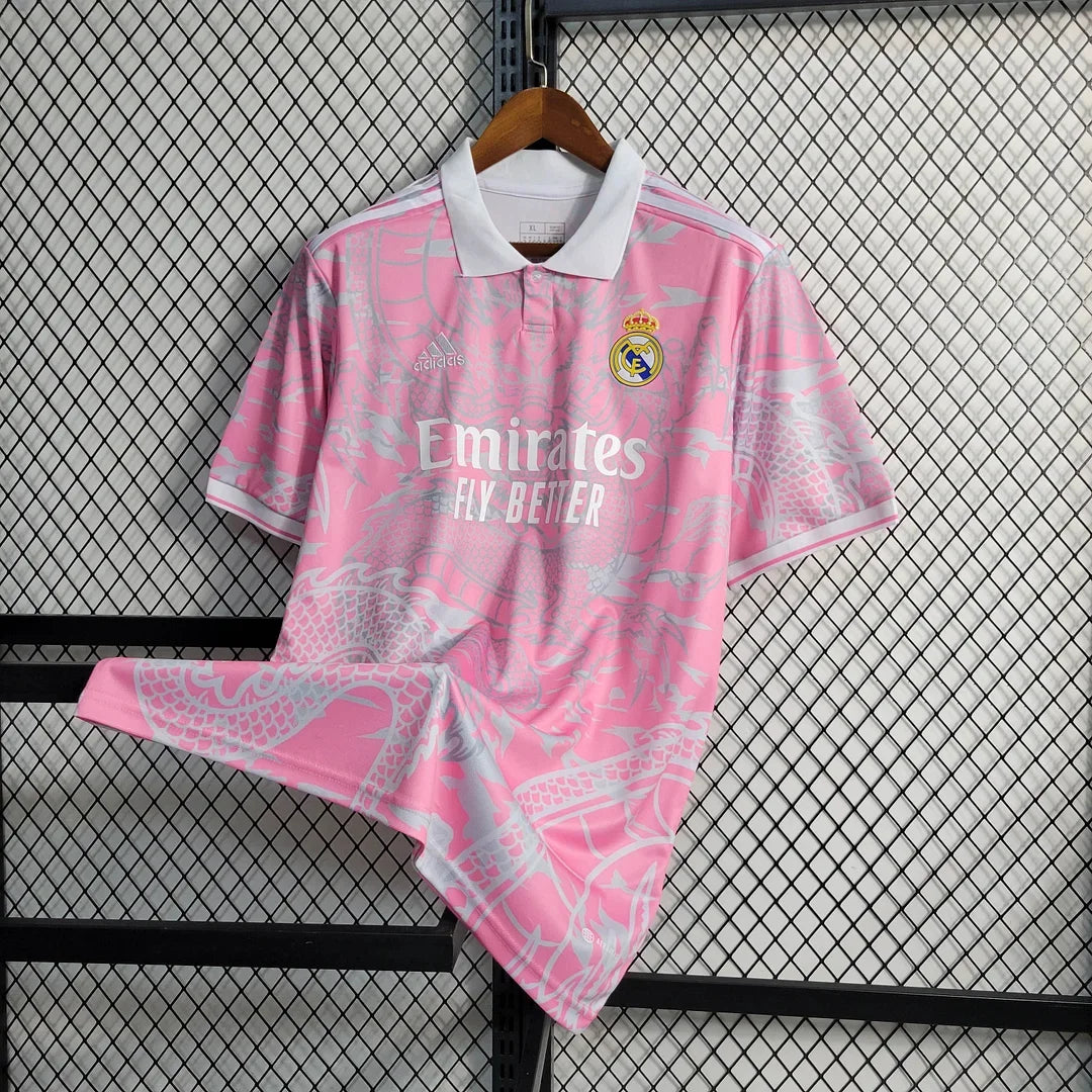 Maillot rose dragon chinois du Real Madrid 2023/2024