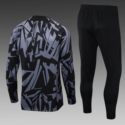 PSG gray camouflage training tracksuit 22/23