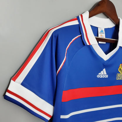 Camisa retrô da França 1998