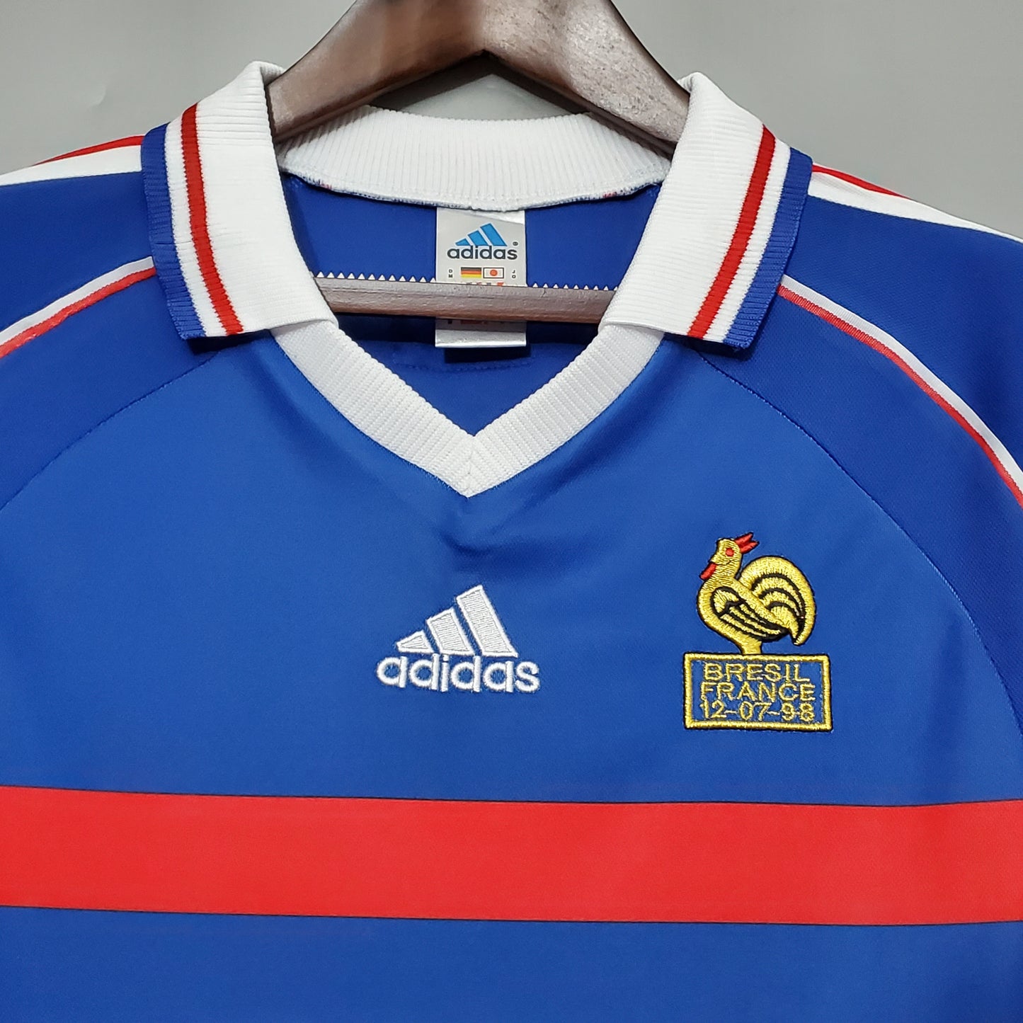 Camisa retrô da França 1998